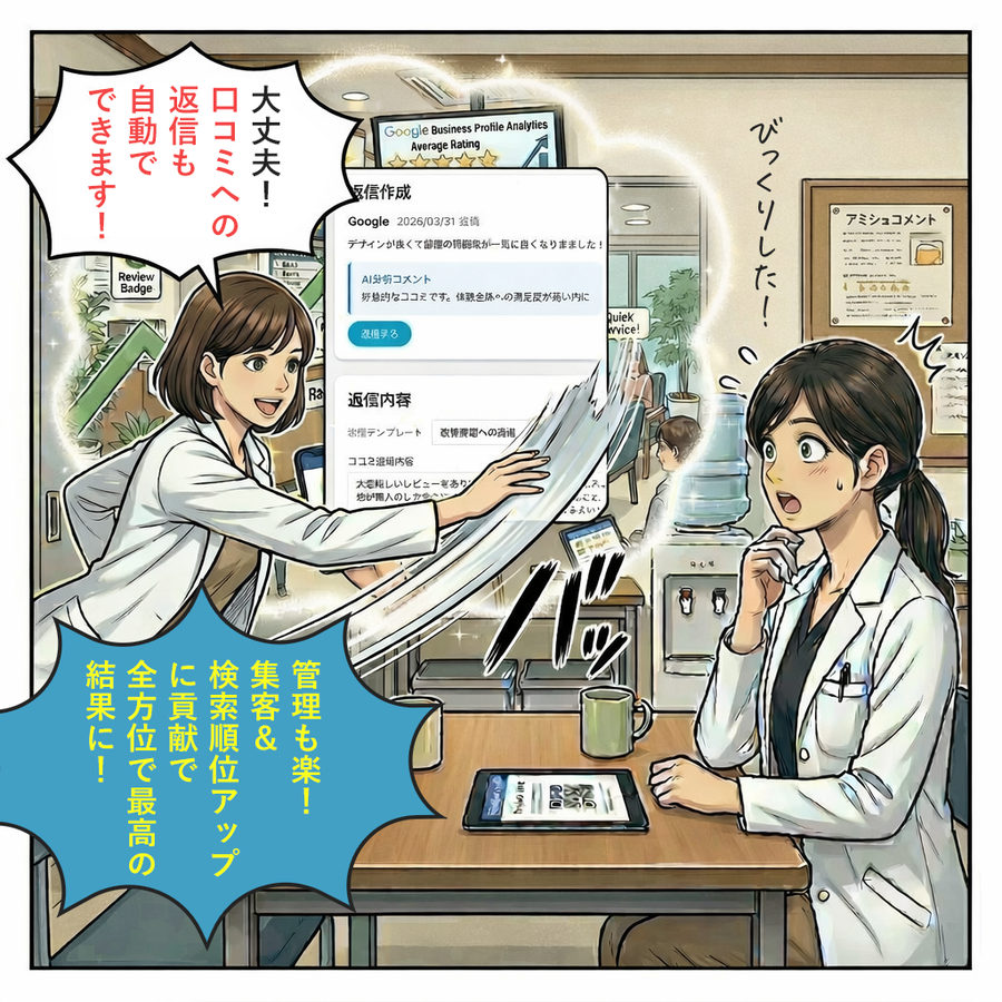 返信も自動でできます